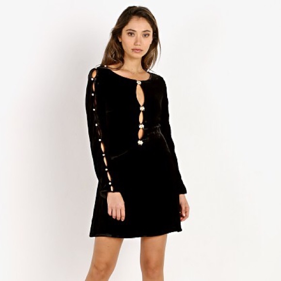 for love and lemons velvet dress